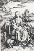Albrecht Durer The Madonna with the Monkey oil painting reproduction